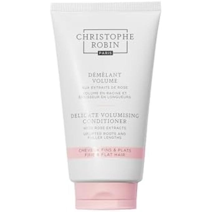 DELICATE VOLUMISING CONDITIONER WITH ROSE EXTRACTS 50 ML - LIGHTWEIGHT, 97% NATURAL FORMULA WITH ROSEHIP & BAOBAB - DETANGLES, NOURISHES & ADDS VOLUME FOR FINE HAIR